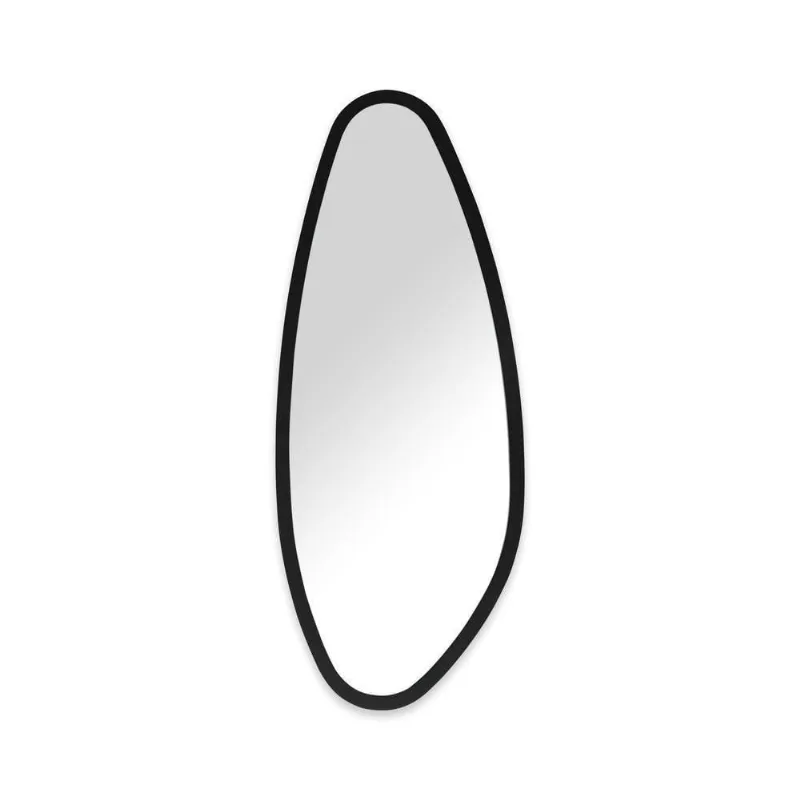 Espelho Mut 100x40cm Preto - Decorise
