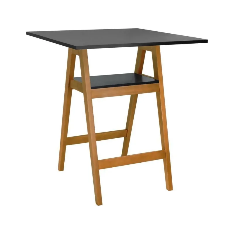 Mesa Bistrô Miami sem Porta Madeira Maciça e MDF 80CM Amêndoa Decorise - Decorise - Agro