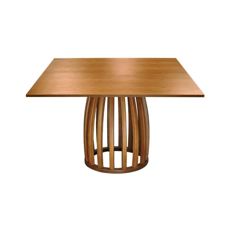 Mesa de Jantar Armonia 4 Lugares Quadrada Laminado Cinamomo 135CM - Decorise