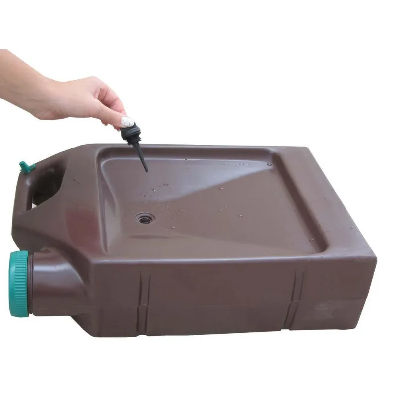 Galão Bandeja Para Descarte De Óleo Ecologico Marrom