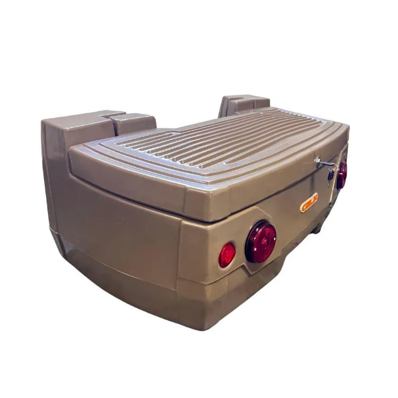 Baú Quadriciclo 150 Litros Case Bagageiro Atv Bege Areia