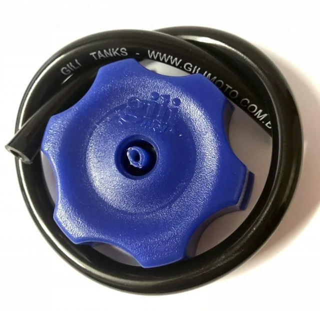 Tampa De Tanque Motos Modelo Crf 230 (52mm) - Azul