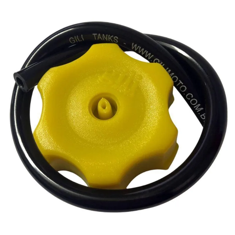 Tampa De Tanque Motos Modelo Crf 230 Ttr 230 (52mm) Amarela