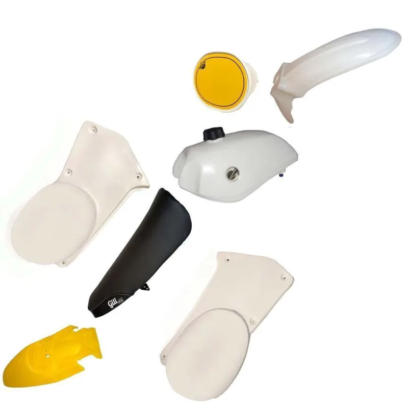Kit Plástico Retrô Moto Crf, Xl, Xlx, Dt, Xr, Xlr Bco + Amarel - Não Disponível - Automotivo