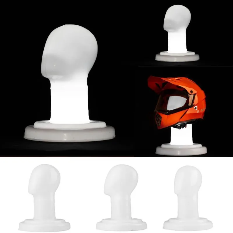 Suporte Manequim Capacete Com Iluminação Led - Modelo Alto
