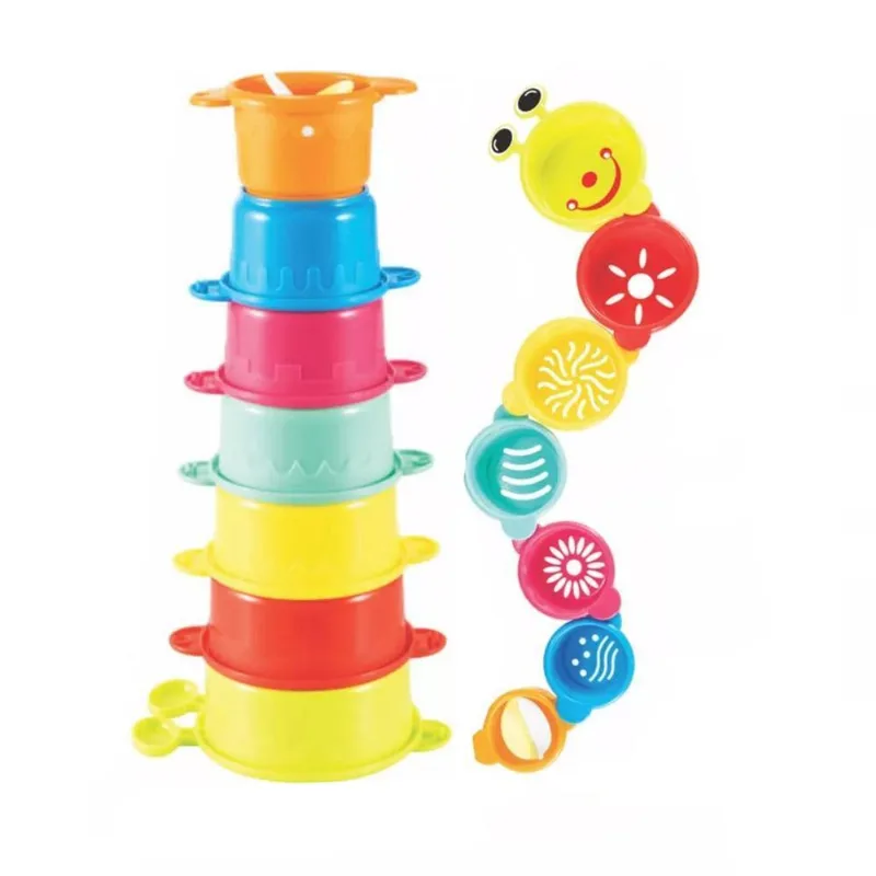Torre Divertida Centopeia Brinquedo Potes Praia Toy Mix