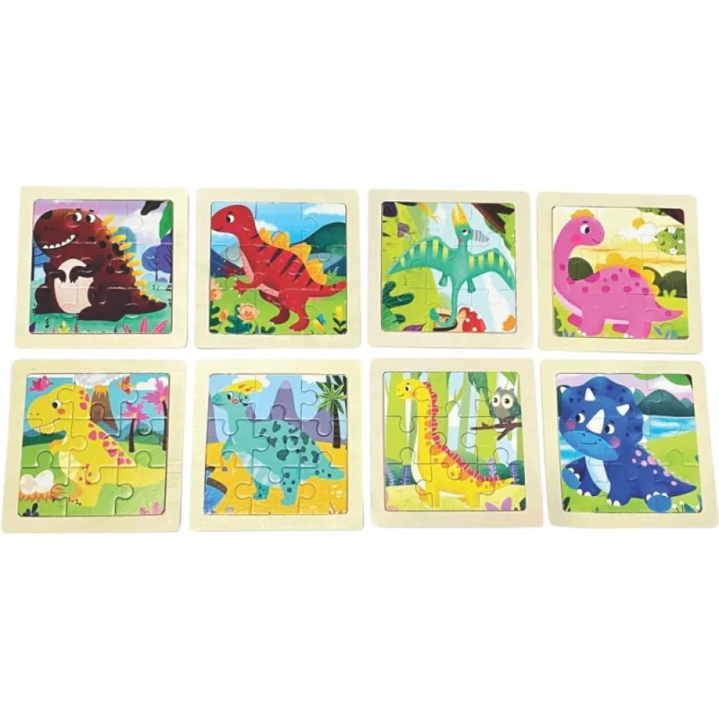 QUEBRA-CABECA Madeira Dinossauro (S) PCT.C/10 - Toy Mix