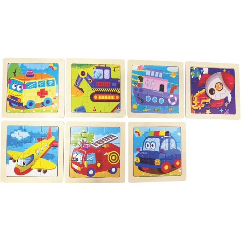 QUEBRA-CABECA Madeira Transportes (S) PCT.C/10 - Toy Mix