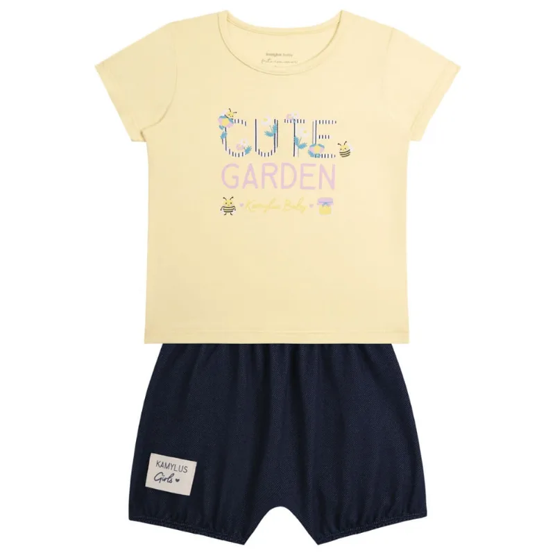 Conjunto Camiseta Cute Garden