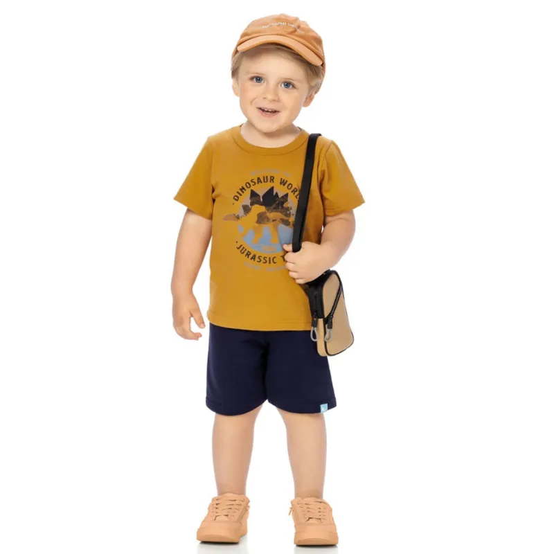 Conjunto Camiseta Dinosaur World