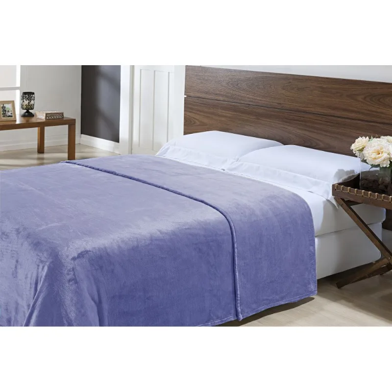 Cobertor Toque de Seda Nc 1,80x2,20 Lavanda/unico
