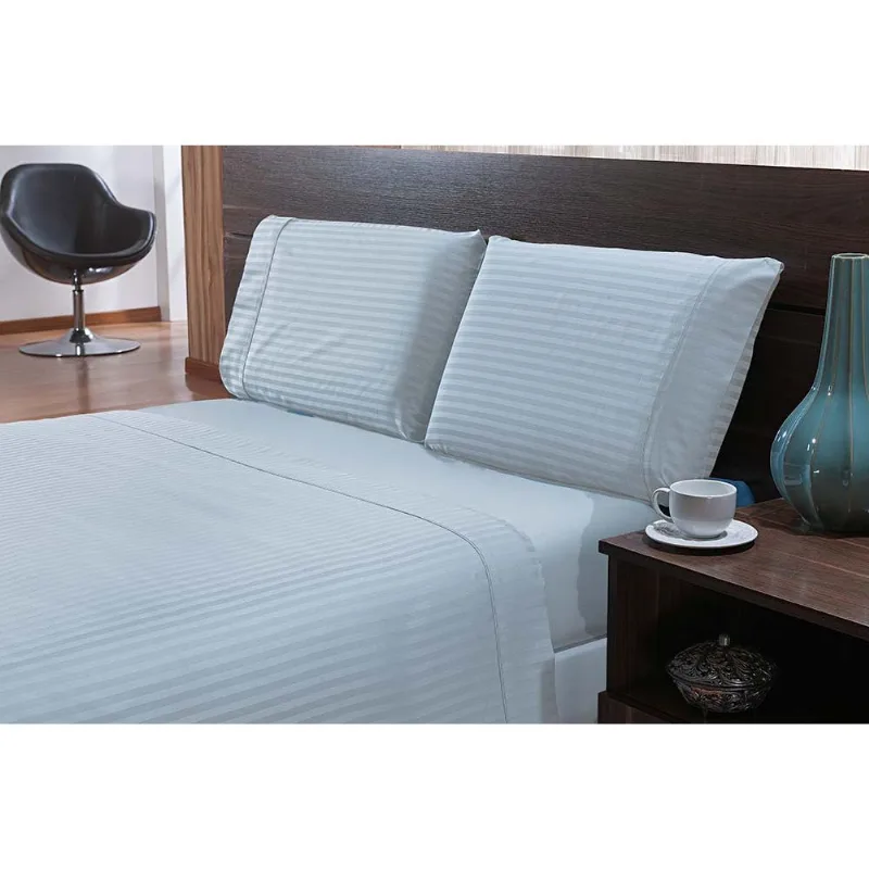 Jogo Cama Stripe 300 F Casal Lunar/unico