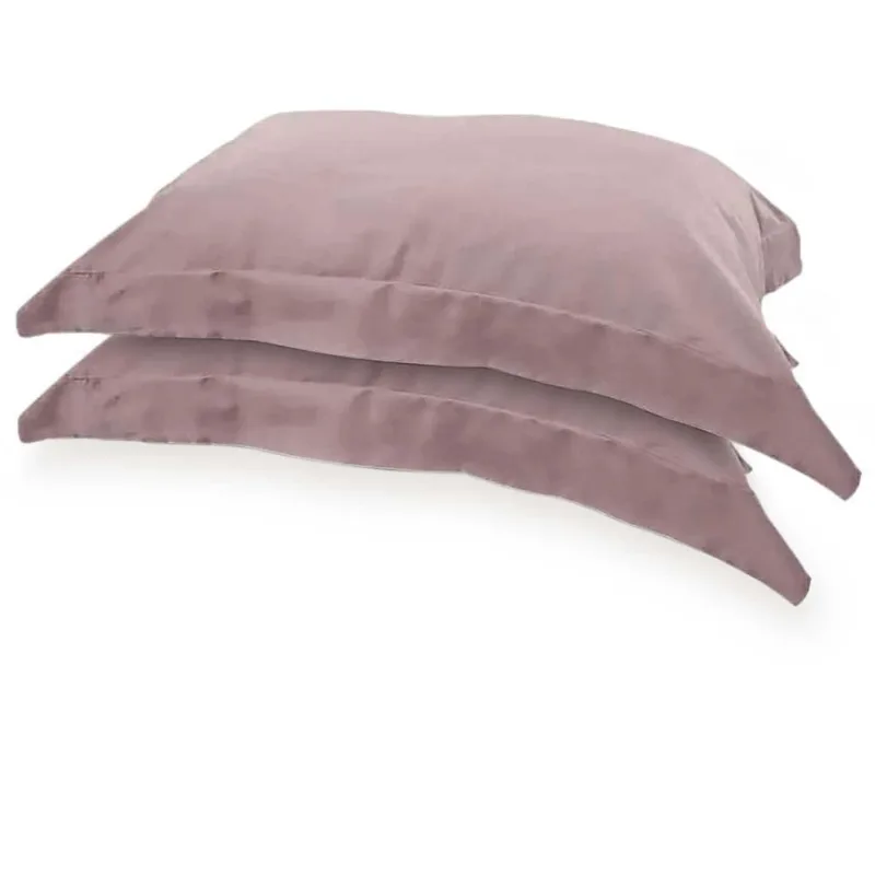 Kit Fronha 50x70cm 300 Fios Essencial 2 Peças - Niazitex Rose - Niazitex