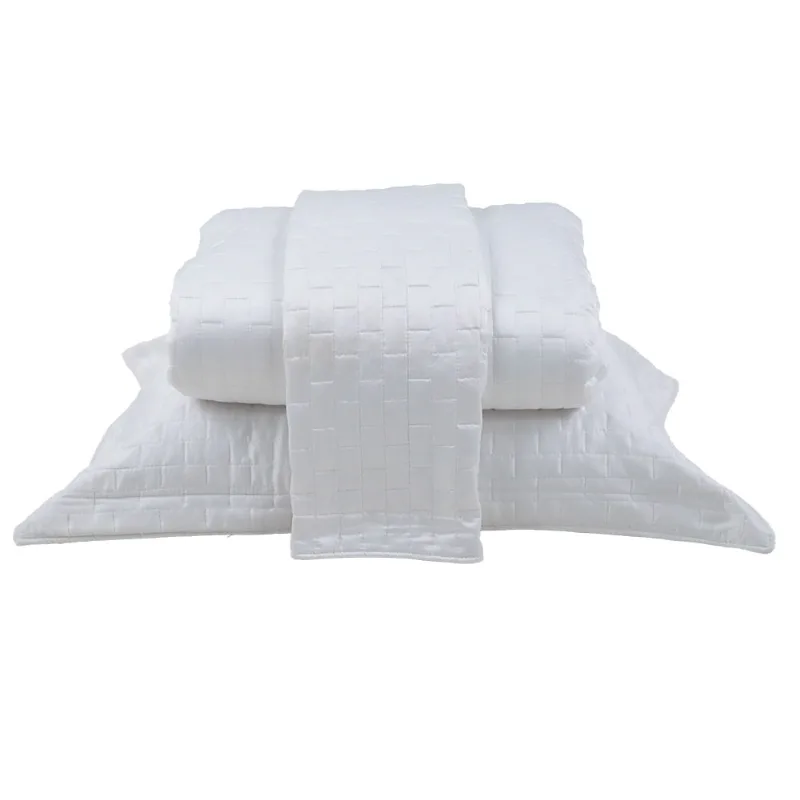 Colcha Paris Acetinada 1,60 X 2,40 Solteiro Branco