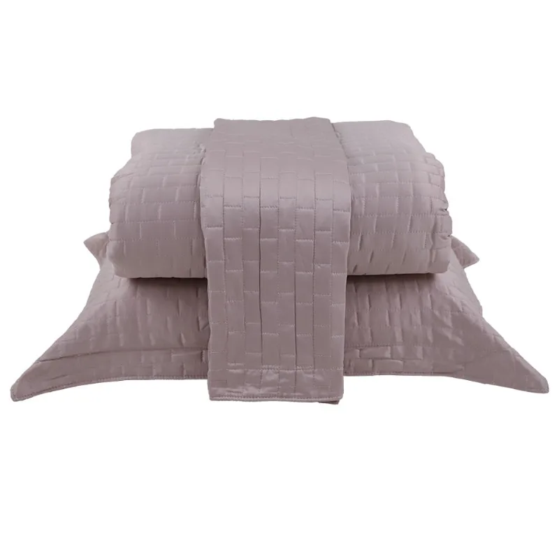 Colcha Paris Acetinada 1,60 X 2,40 Solteiro Rose