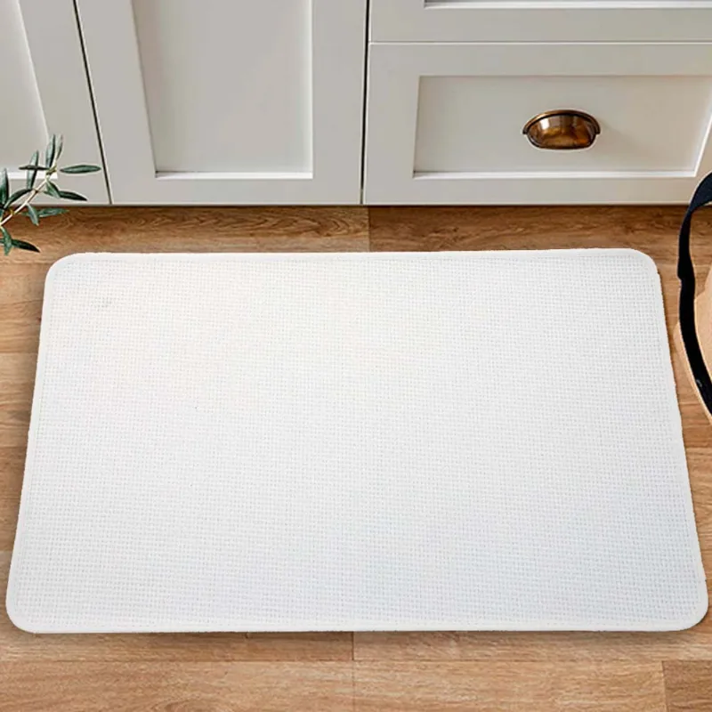 Tapete Multiuso Chenille 45 X 70 Branco/unico