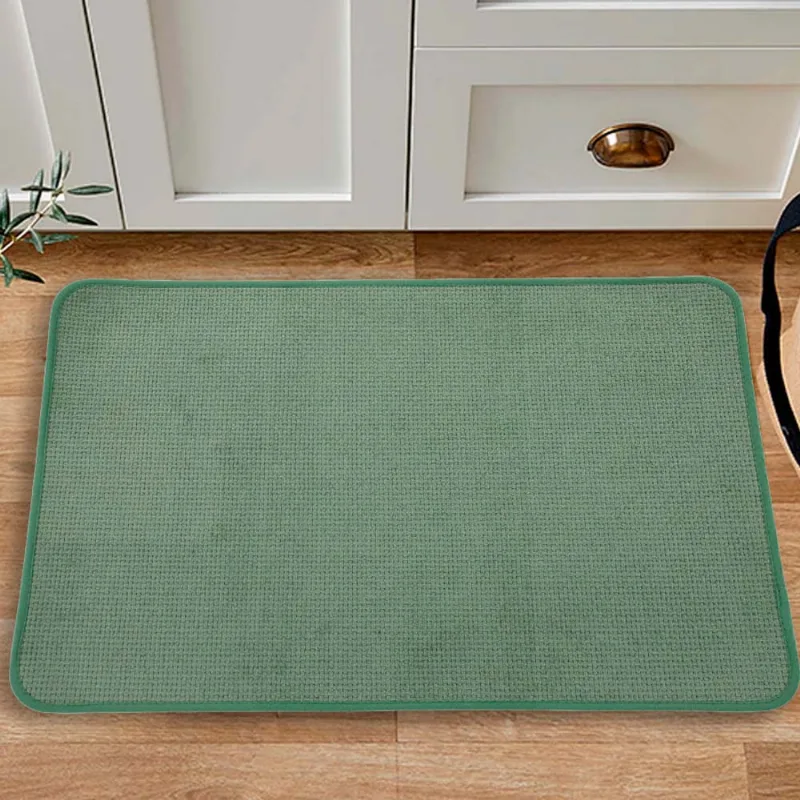 Tapete Multiuso Chenille 45 X 70 Verde/unico