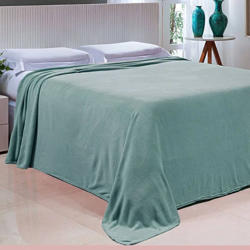 Cobertor Essence Nc 1,80 X 2,20 Menta/unico