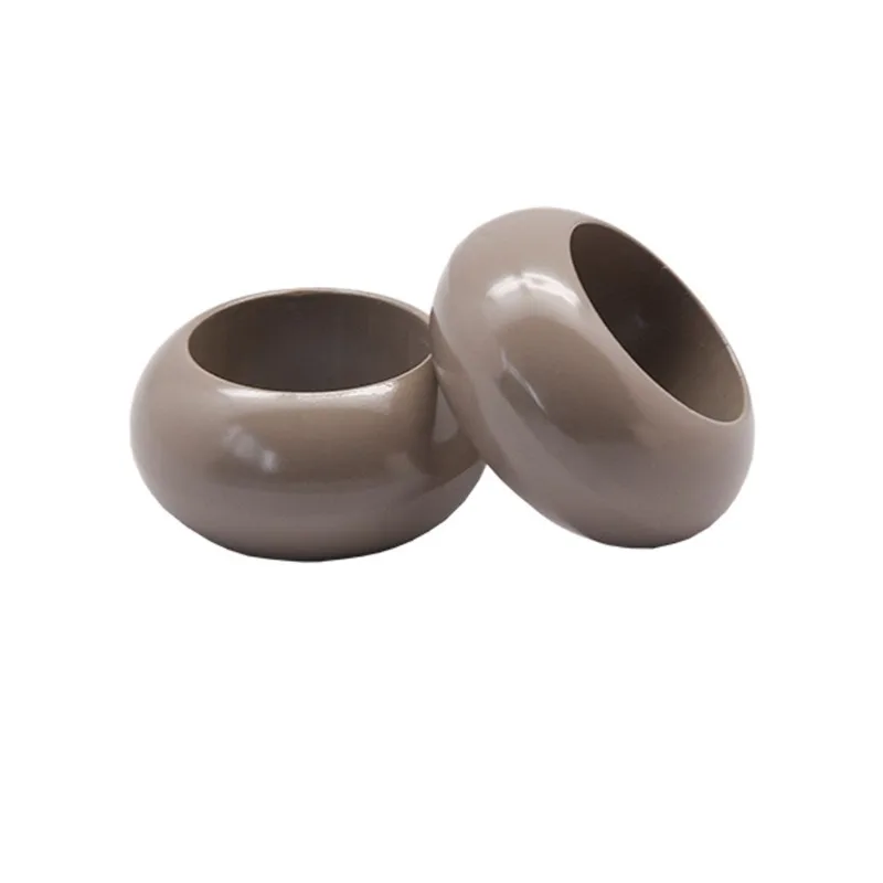 Anel P/ Guardanapo Lisato 6cm X 4pcs Kaki/unico