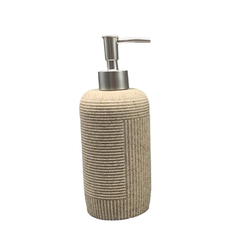 Porta Sabonete Liquido Stripes Bege/unico