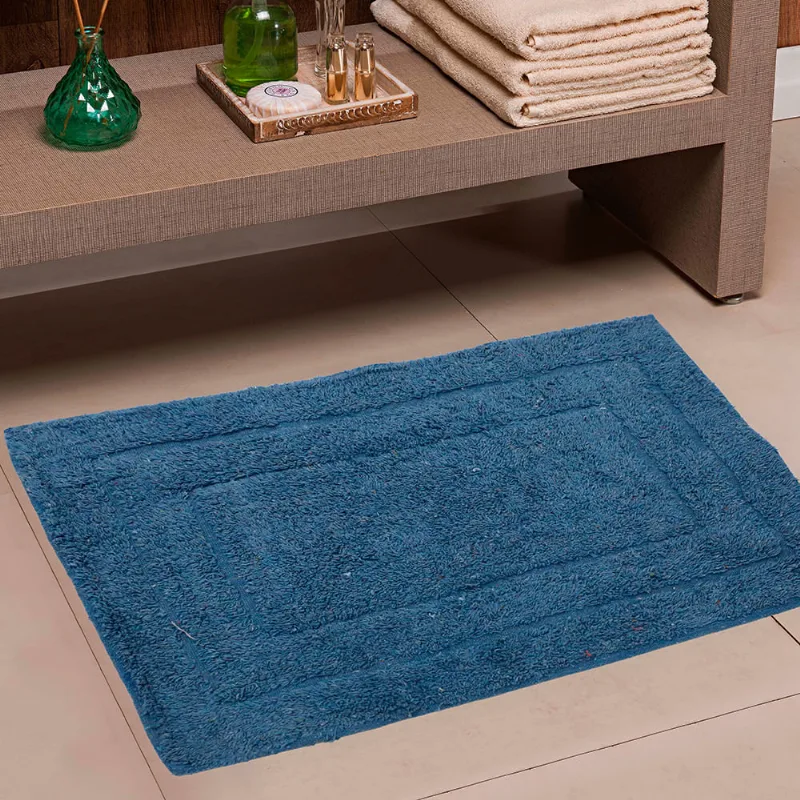 Tapete Banheiro Hidalgo 0,40 X 0,60 Unico/azul Royal