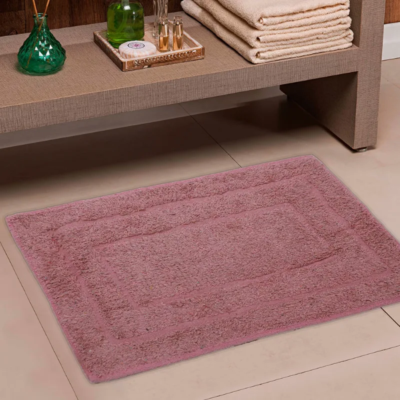 Tapete Banheiro Hidalgo 0,40 X 0,60 Unico/rosa