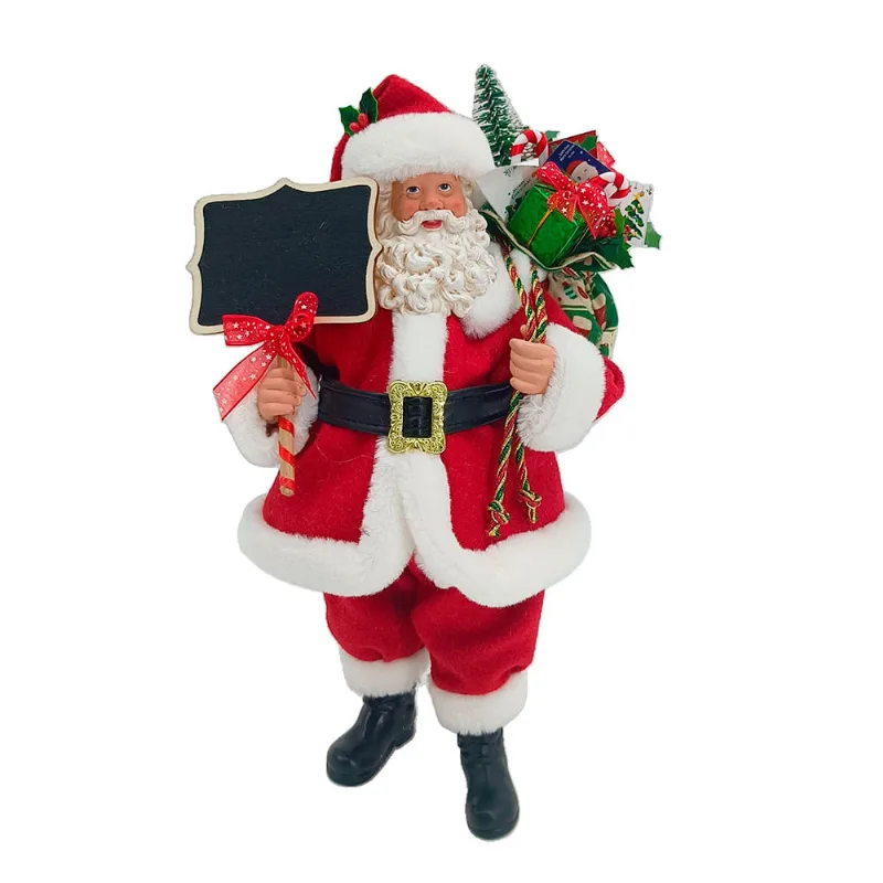 Boneco Papai Noel Elegance 28cm Des 002/unico