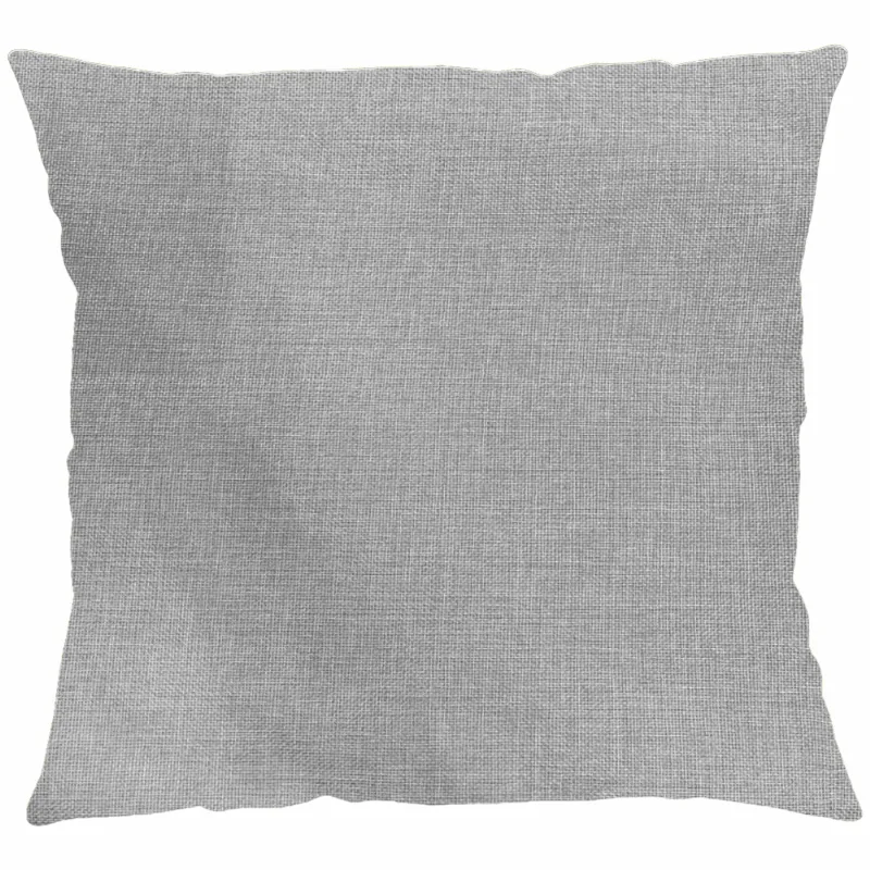 Capa P/ Almofada Linen Croacia 43cm X 43cm Prata/unico