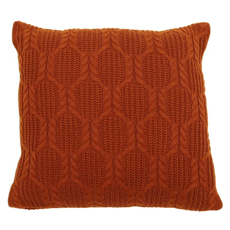Capa Para Almofada Begonia 0,45 X 0,45 Terracota/unico