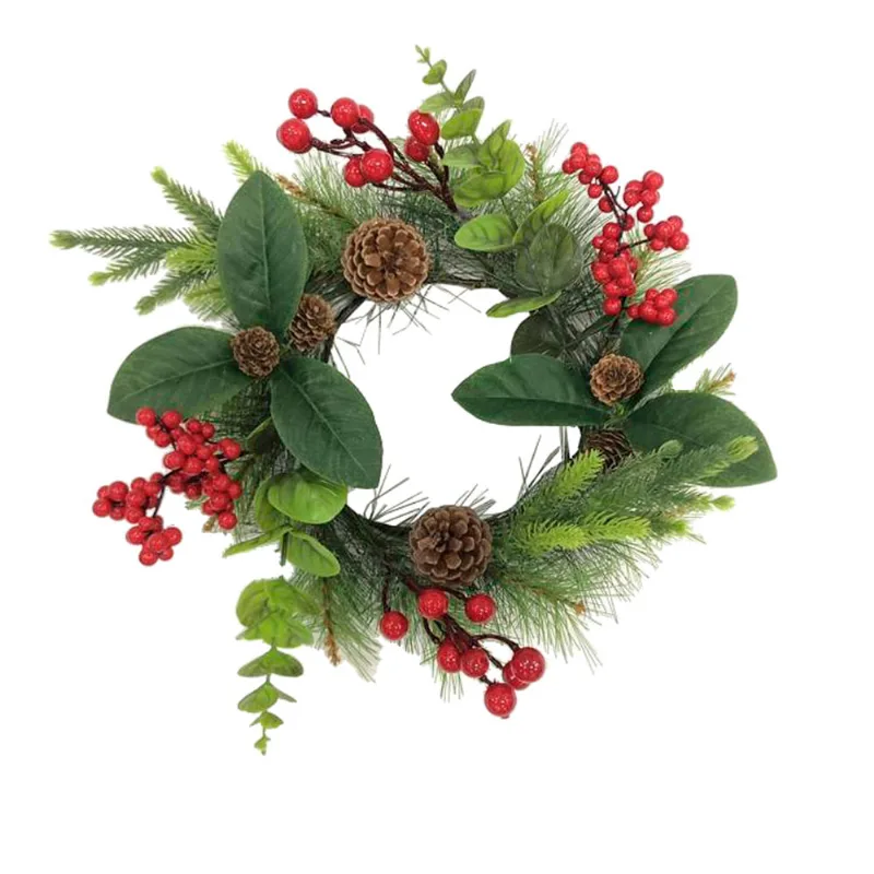 Enfeite Decorativo Guilranda Normandia 36cm Vermelho