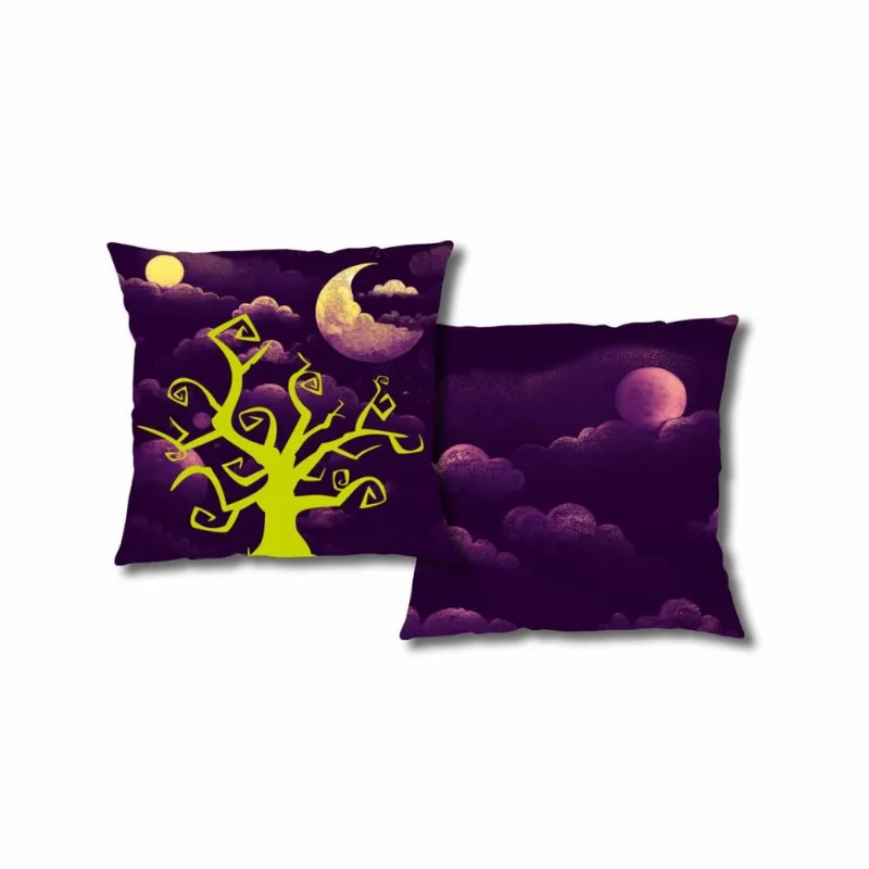 Capa P/ Almofada Veludo Digital Halloween 43m X 43 Des. 027/unico
