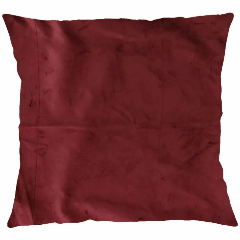 Capa P/almofada Veludo Nice 43cm X 43cm Vinho/unico