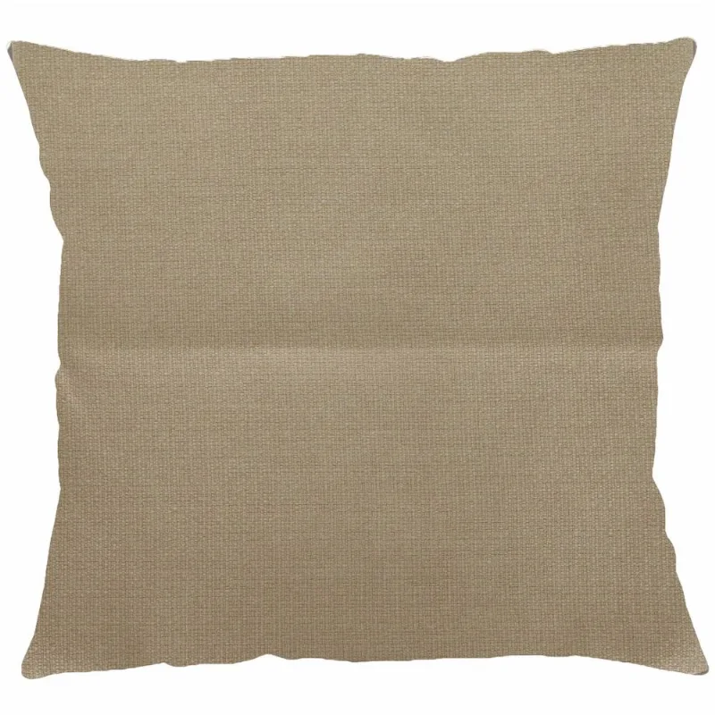 Capa P/almofada Veludo Linho Trellis 43cm X 43cm Bege/unico