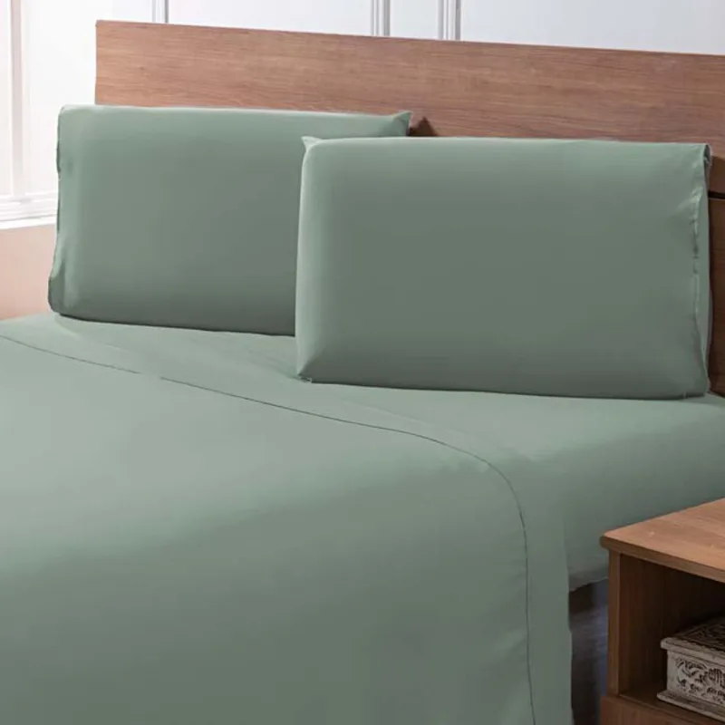 Jogo de Cama Percal Soft 300 Solteiro Verde Menta/unico