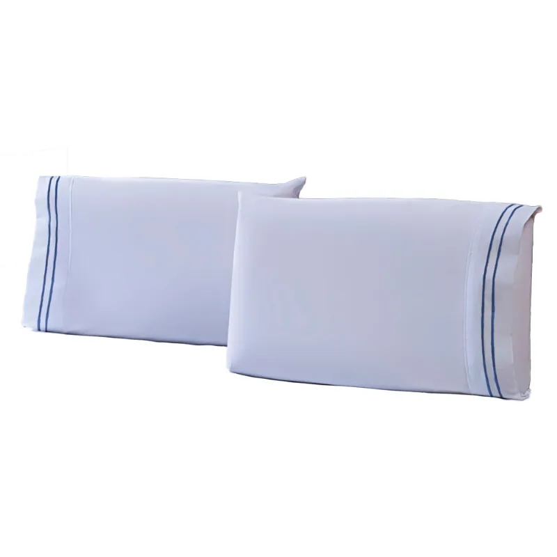 Fronha Percal Soft 300 Basics 2 Pecas Azul Denim/unico