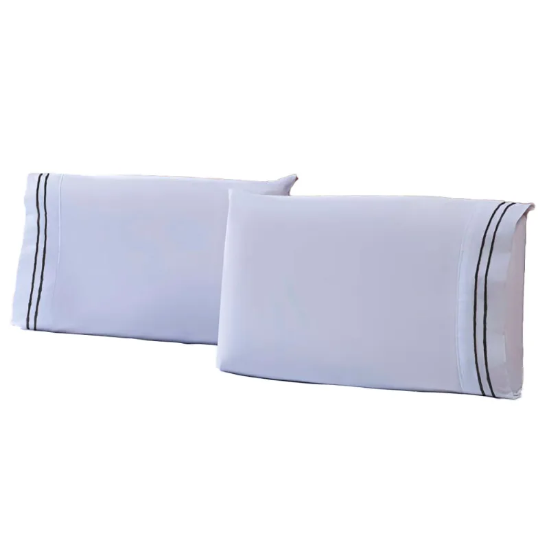 Fronha Percal Soft 300 Basics 2 Pecas Preto/unico
