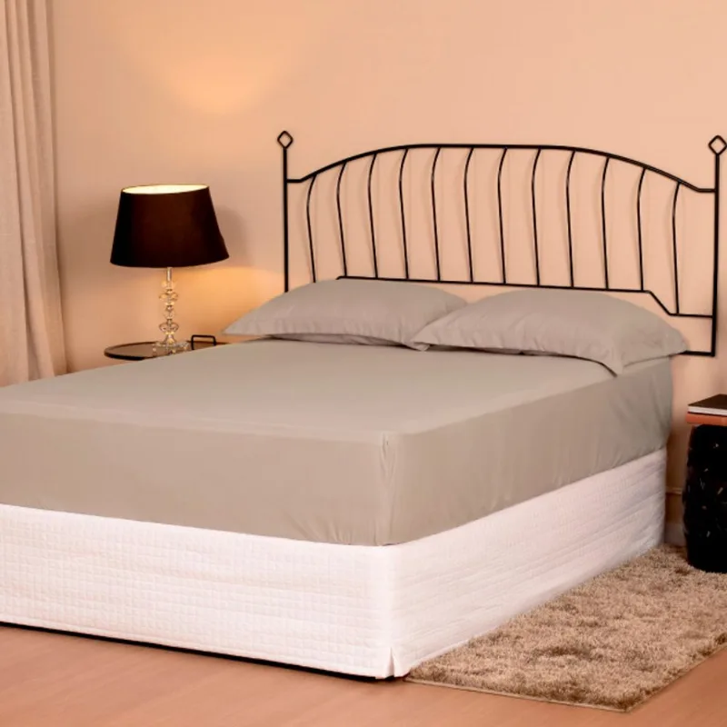 Jogo de Cama Essence Simples Solteiro Kaki/unico