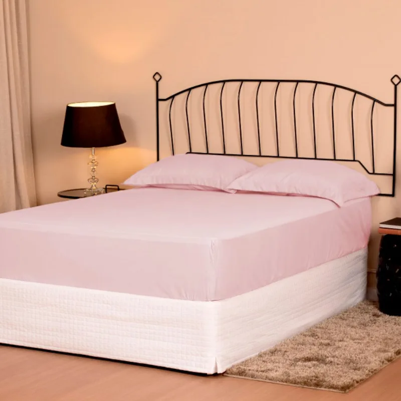 Jogo de Cama Essence Simples Solteiro Rosa Antigo/unico