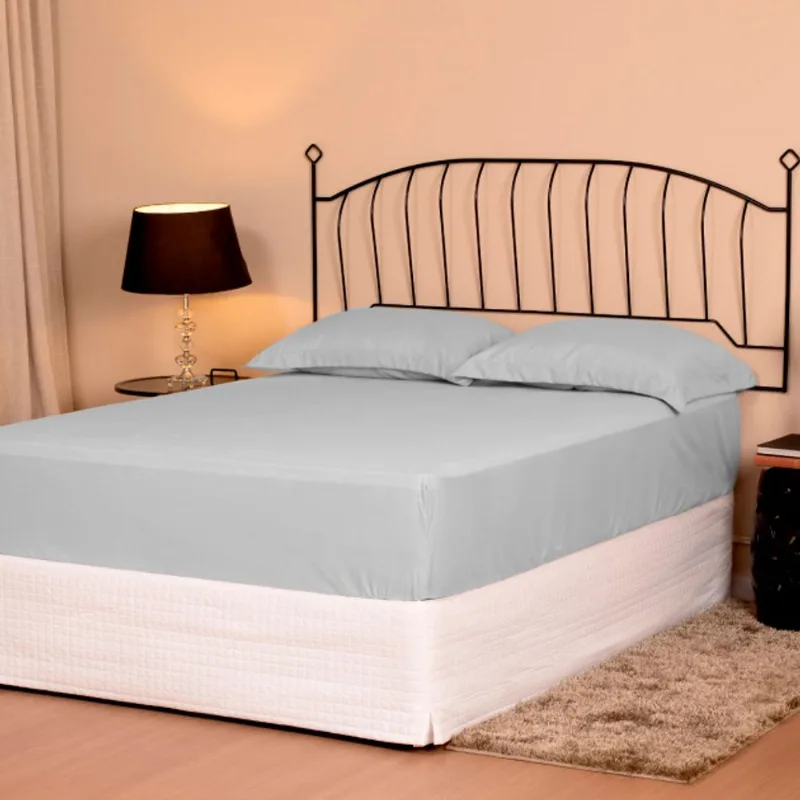 Jogo de Cama Essence Simples Queen Prata/unico