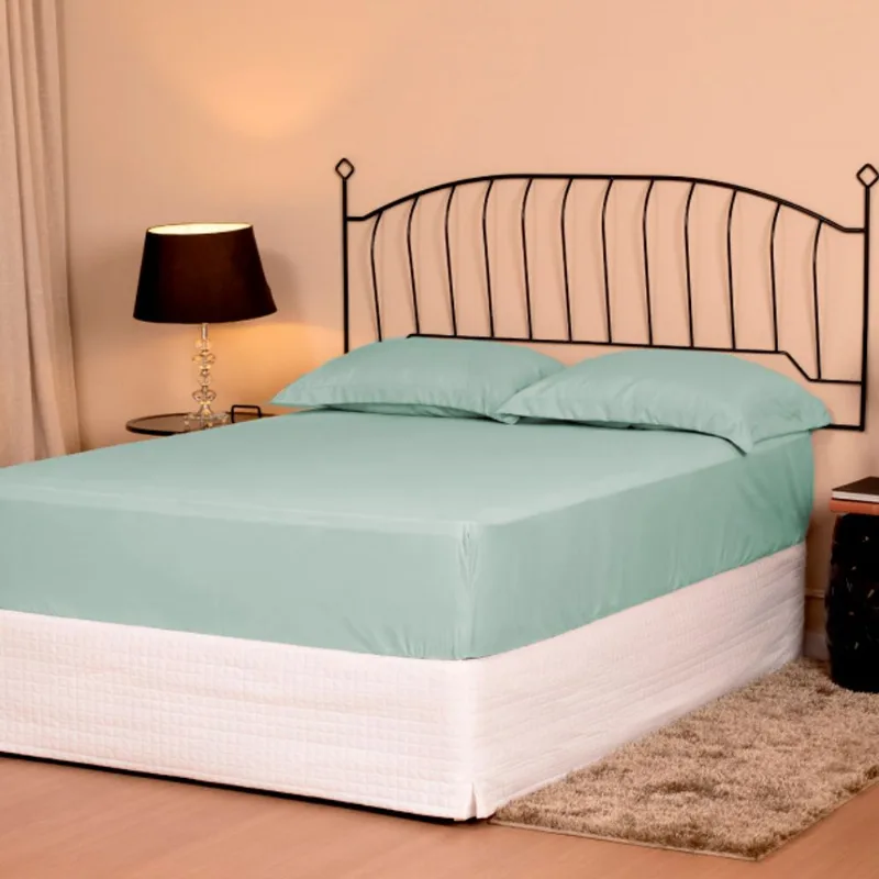 Jogo de Cama Essence Simples King Verde Menta/unico