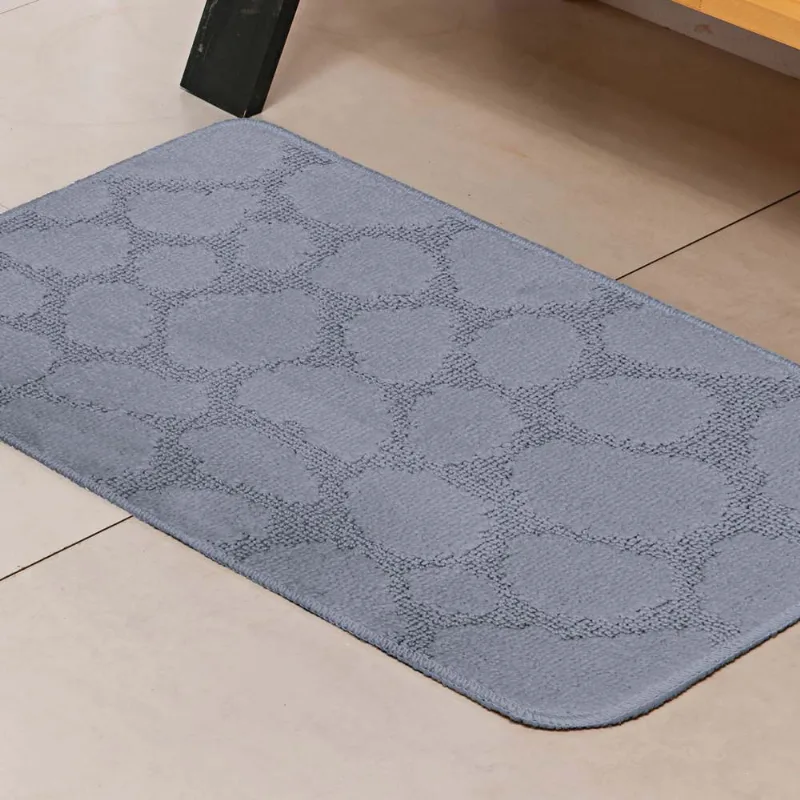 Tapete Banheiro Palazzo Pedras 0,40 X 0,60 Chumbo/unico