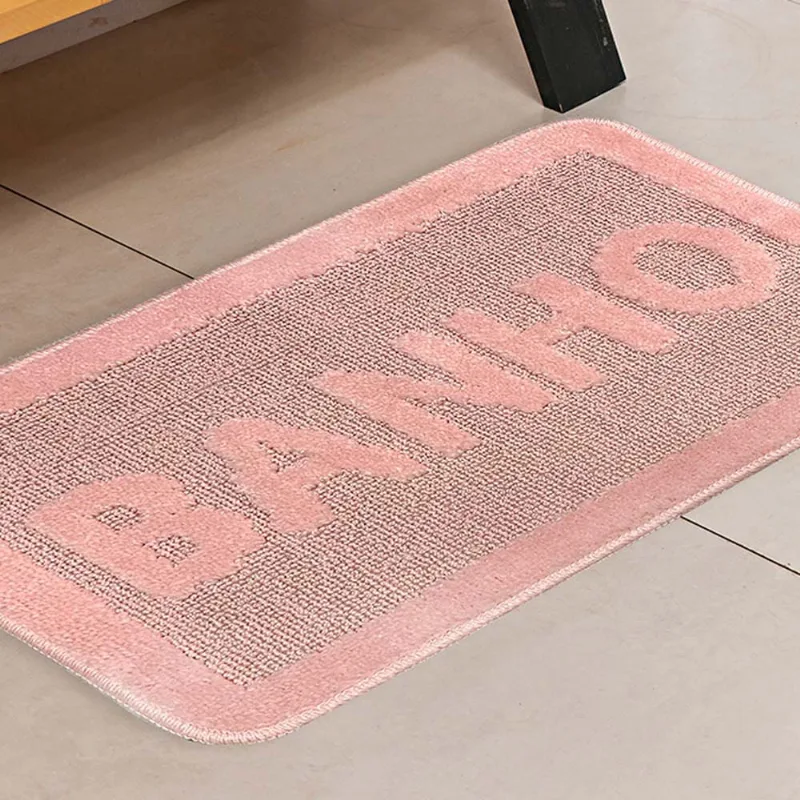Tapete Banheiro Palazzo Banho 0,45 X 0,75 Rosa/unico
