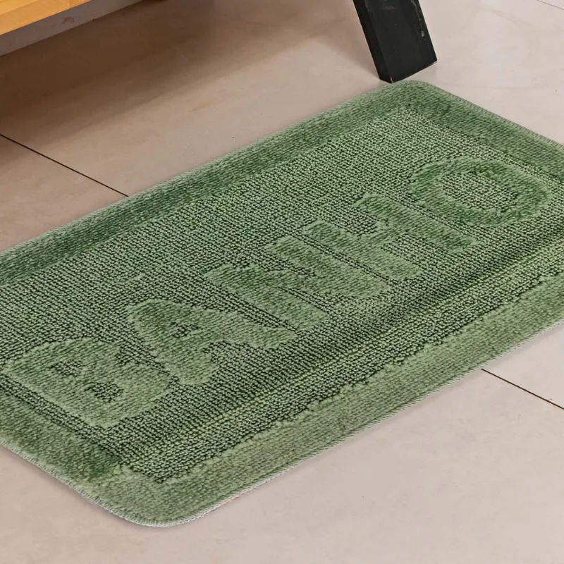 Tapete Banheiro Palazzo Banho 0,45 X 0,75 Verde/unico