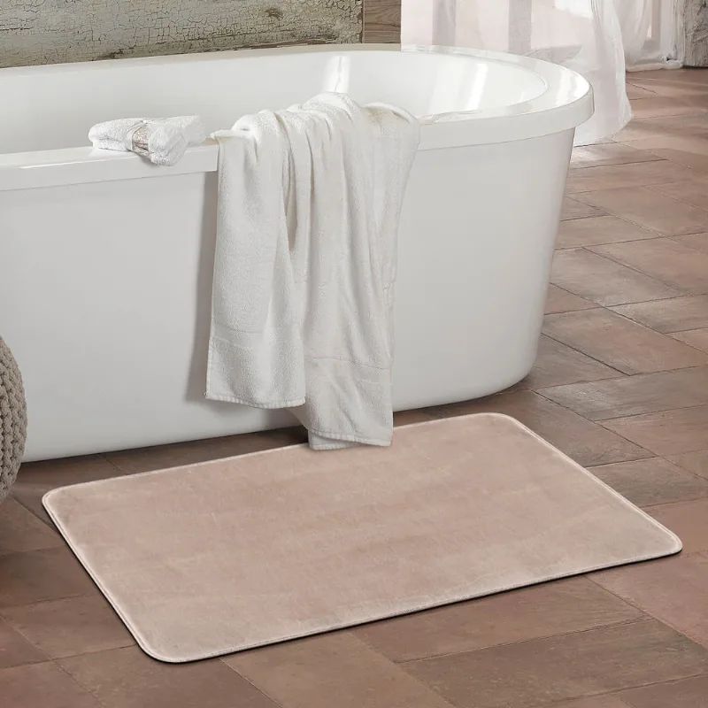 Tapete Banheiro Flannel 0,45x 0,65 Rose/unico