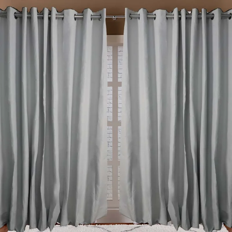 Cortina Blackout 100% Liso 5,40x 2,60 Branco