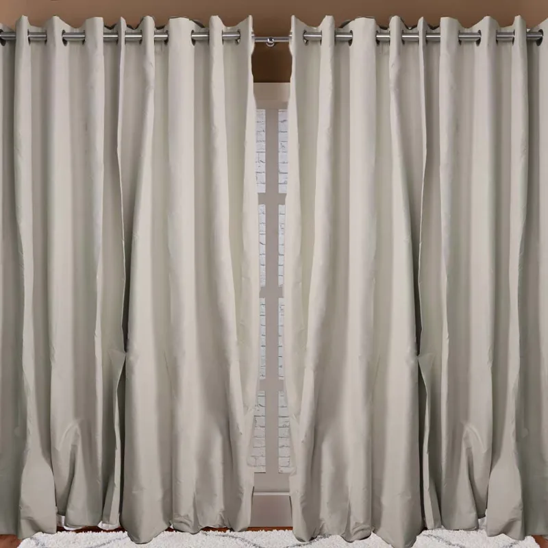 Cortina Blackout 100% Liso 5,40x 2,60 Cru