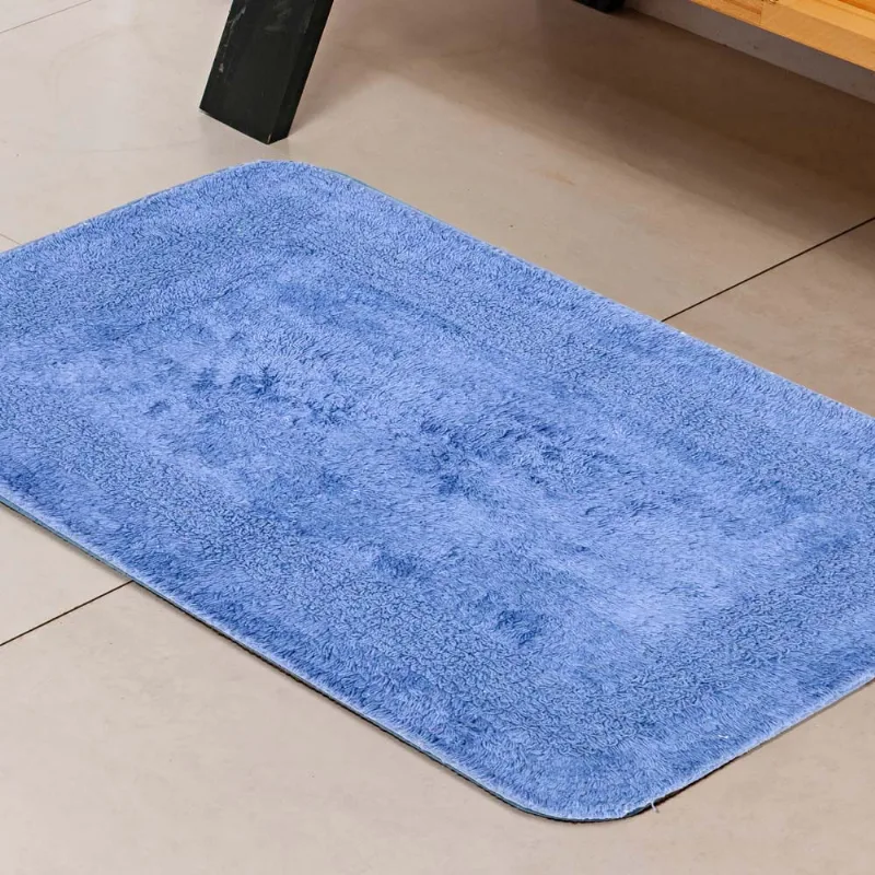 Tapete Dupla Face Elegance 0,45x 0,65 Azul