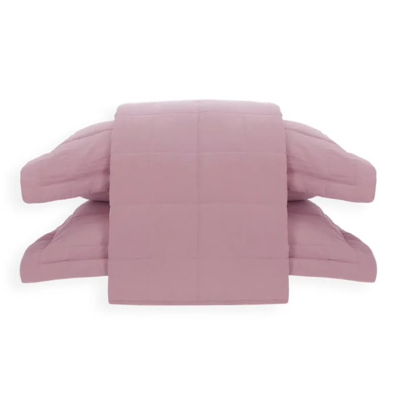 Colcha Barcelona 2,40 X 2,60 Queen Rosa Antigo