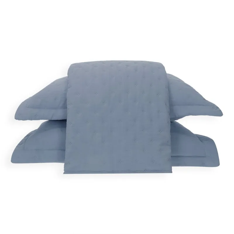 Colcha Ultrassonica Ibiza 2,40 X 2,60 Queen Azul