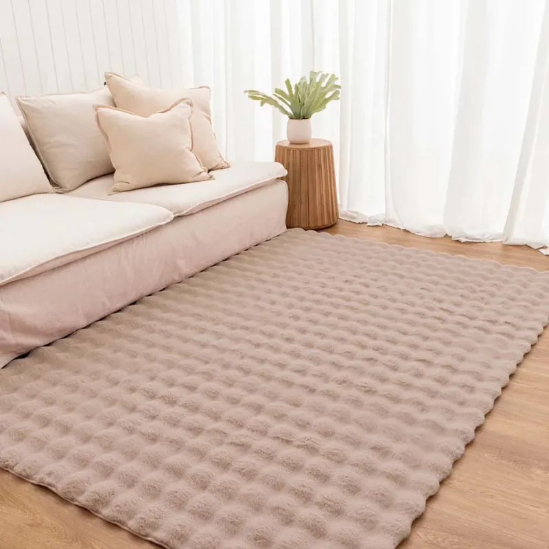 Tapete Pele Bubble 1,50x 2,00 Bege